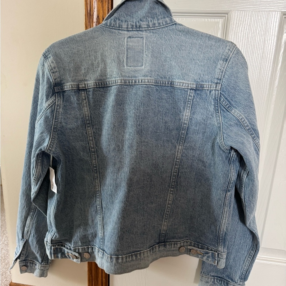 GAP Light Blue Icon Denim Jacket - Picture 3 of 6